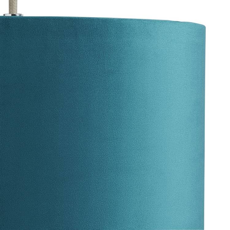 Habitat blue velvet lampshade 30cm (British brand)