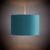 Habitat blue velvet lampshade 30cm (British brand)