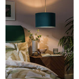 Habitat blue velvet lampshade 30cm (British brand)