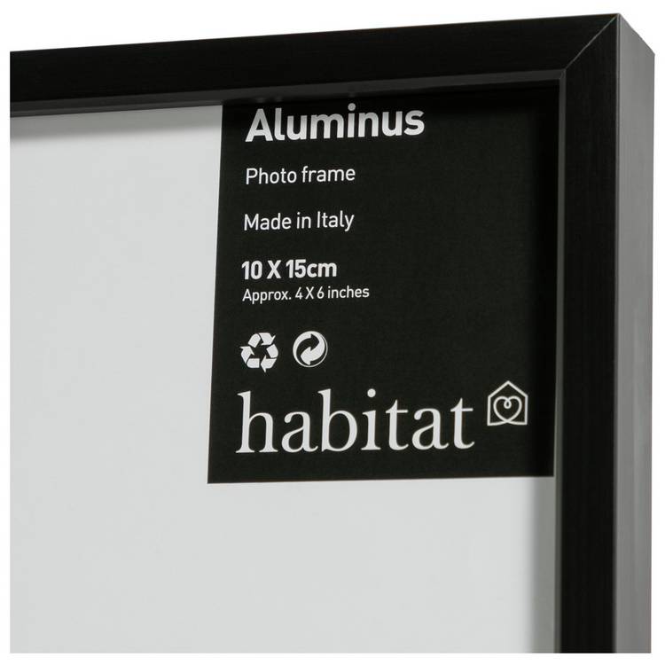 Habitat picture frames black metal 4x6 - British product