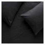 Habitat washed cotton standard pillowcase pair charcoal (British brand)