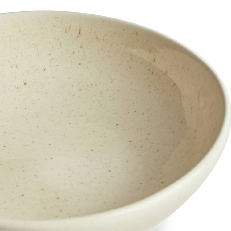 Habitat stoneware pasta bowls set of 4 natural - British product