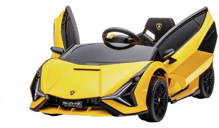 Hyper Lamborghini Sian 12V Powered Vehicle - Yellow