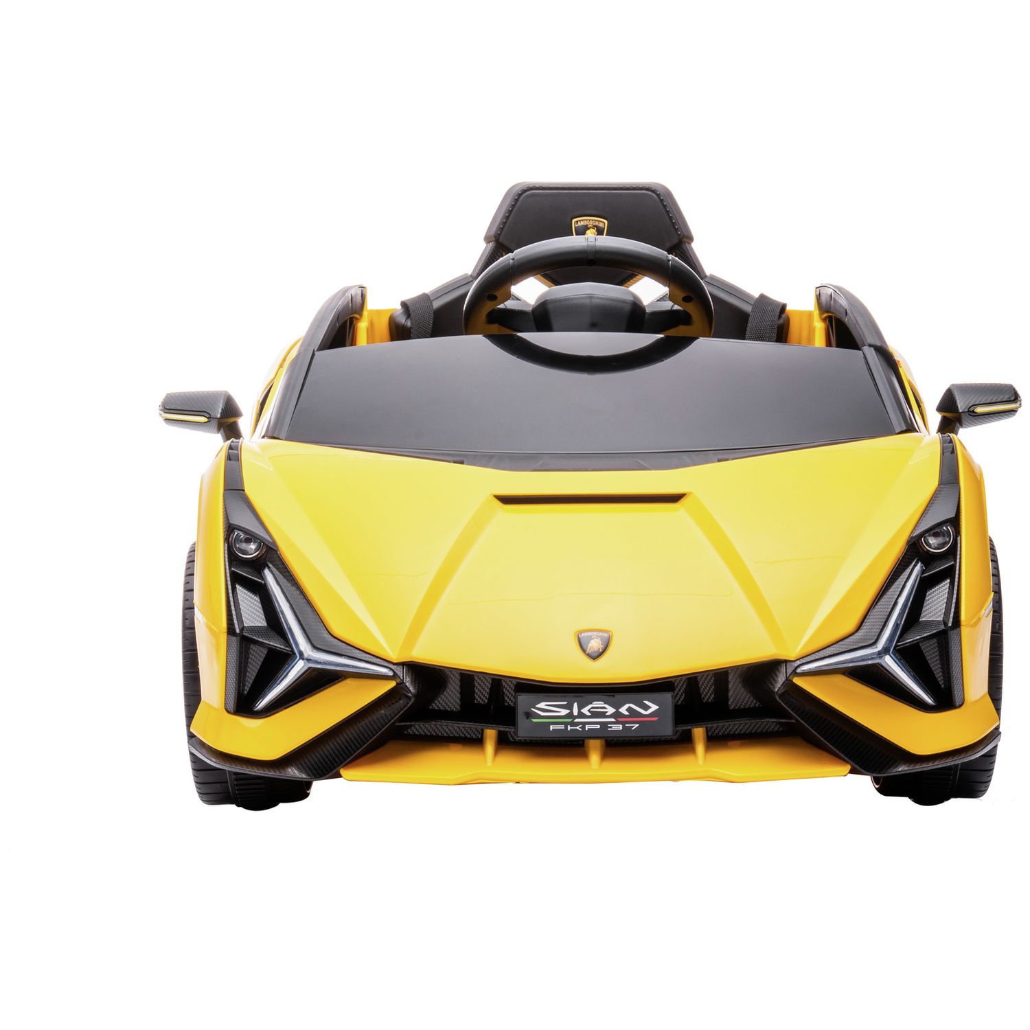Hyper Lamborghini Sian 12V ride-on car yellow, imported from the UK