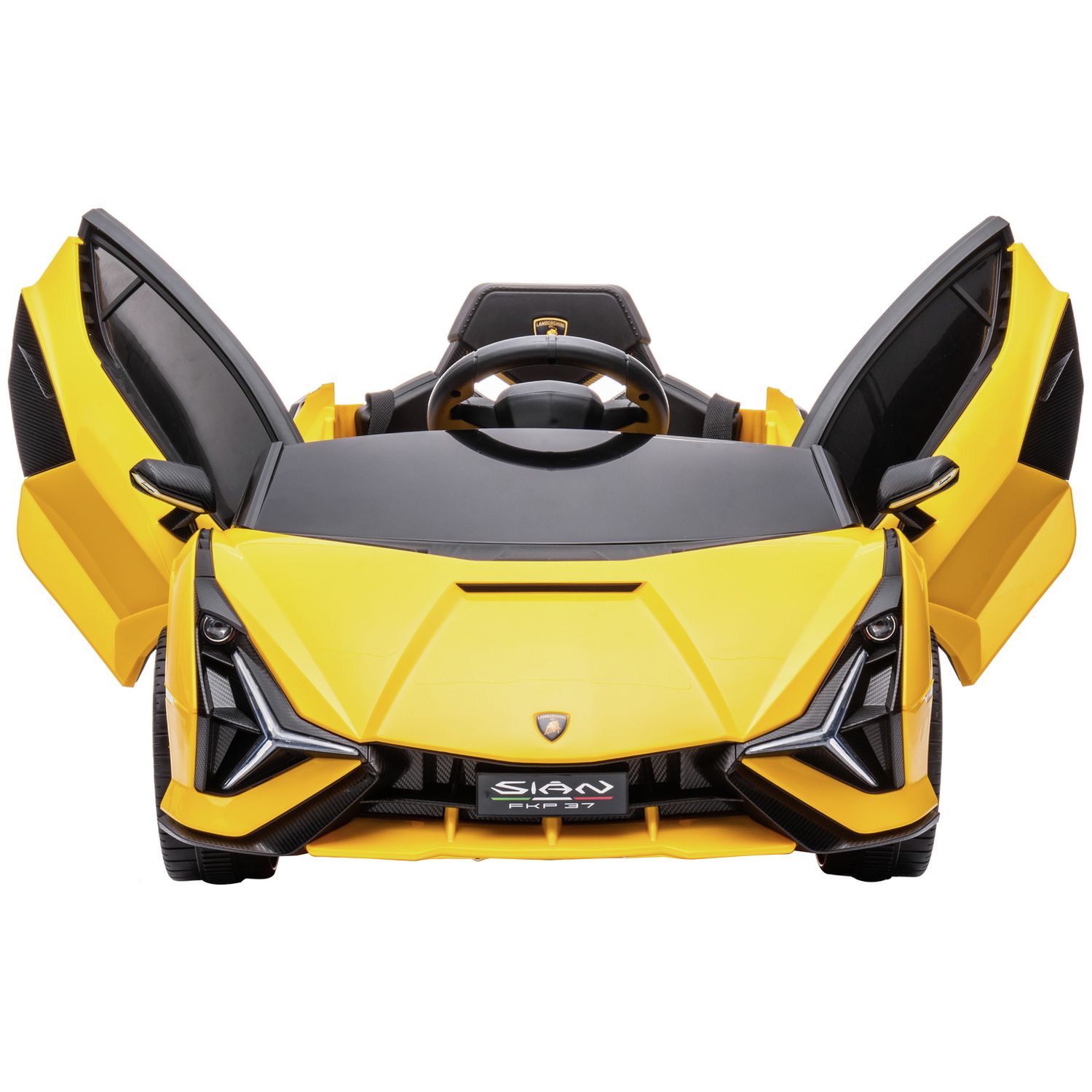 Hyper Lamborghini Sian 12V ride-on car yellow, imported from the UK