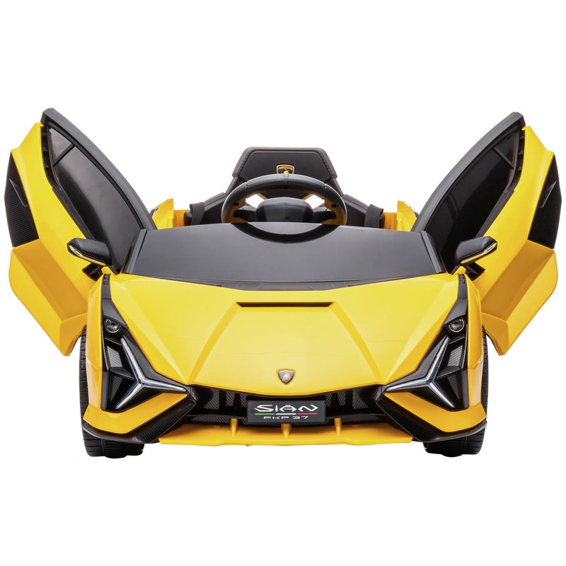 Hyper Lamborghini Sian 12V ride-on car yellow, imported from the UK