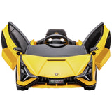 Hyper Lamborghini Sian 12V ride-on car yellow, imported from the UK