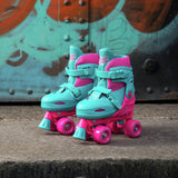 Xootz pink quad skates adjustable, imported from the UK
