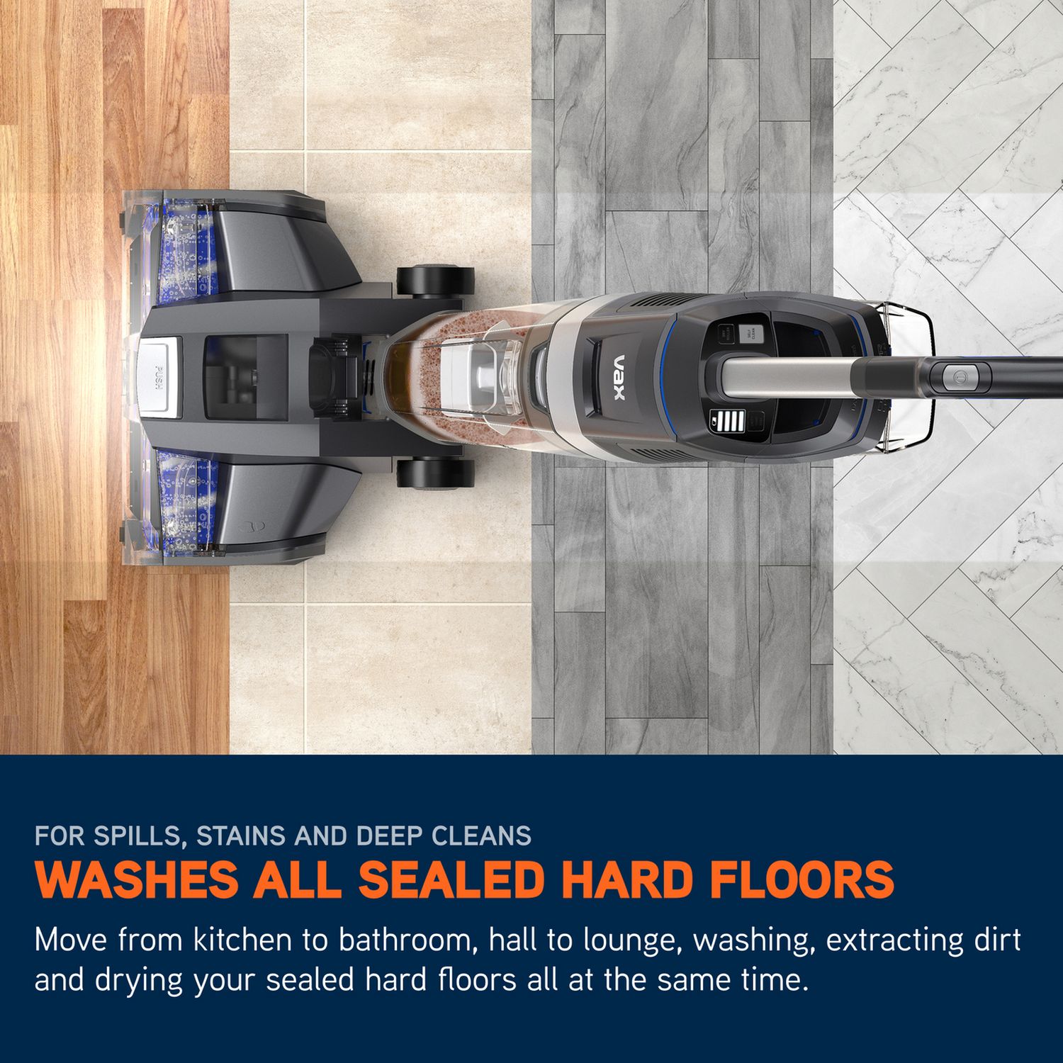 Vax Glide 2 cordless wet dry vacuum cleaner - British product