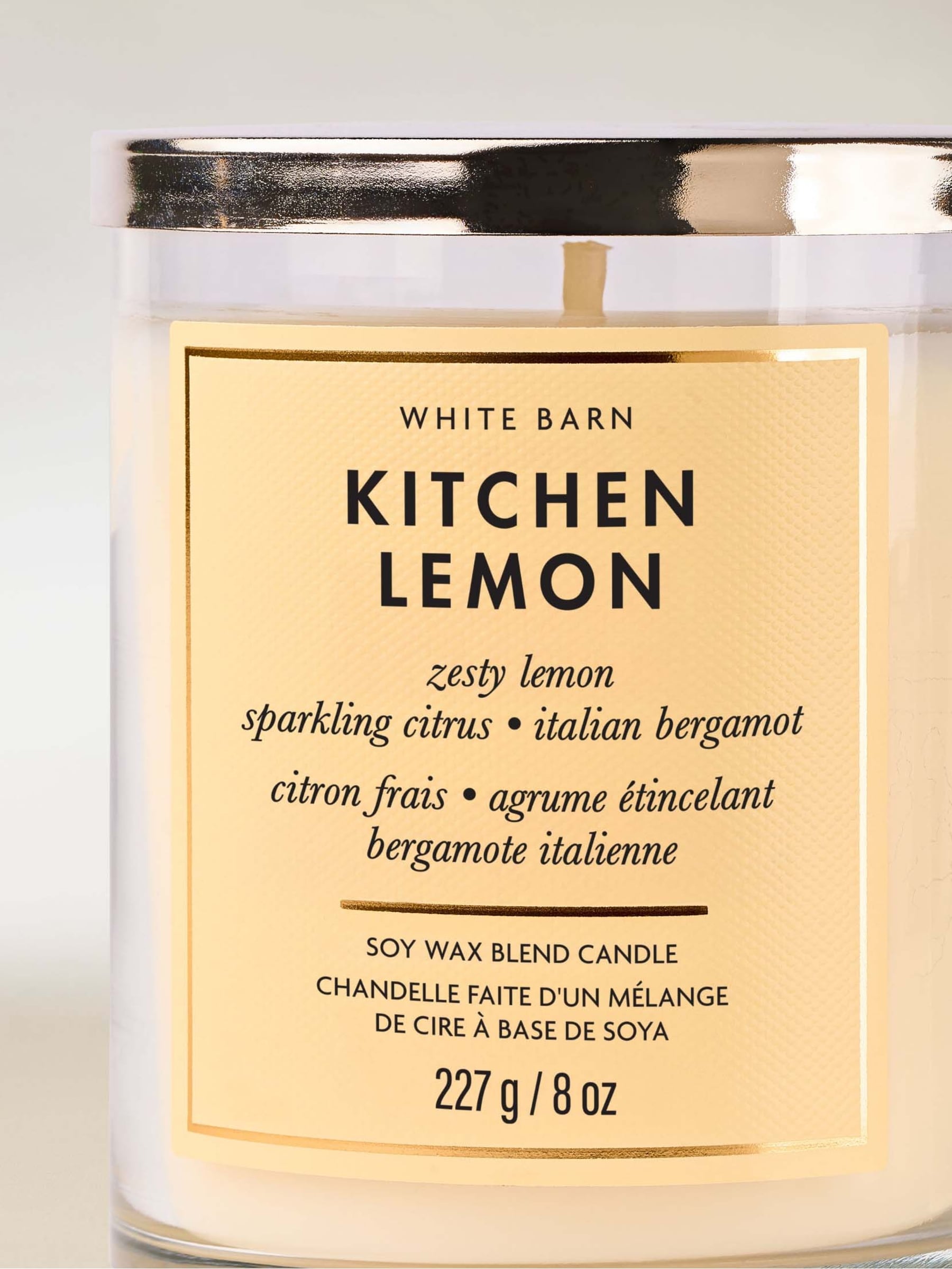 Bath & Body Works Lavender Vanilla Single Wick Candle 227g - British product