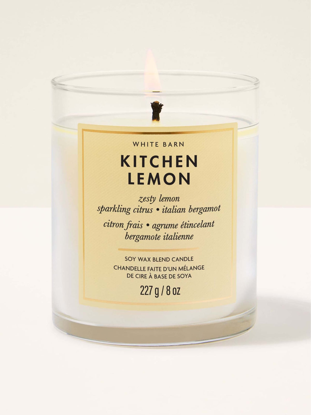 Bath & Body Works Lavender Vanilla Single Wick Candle 227g - British product