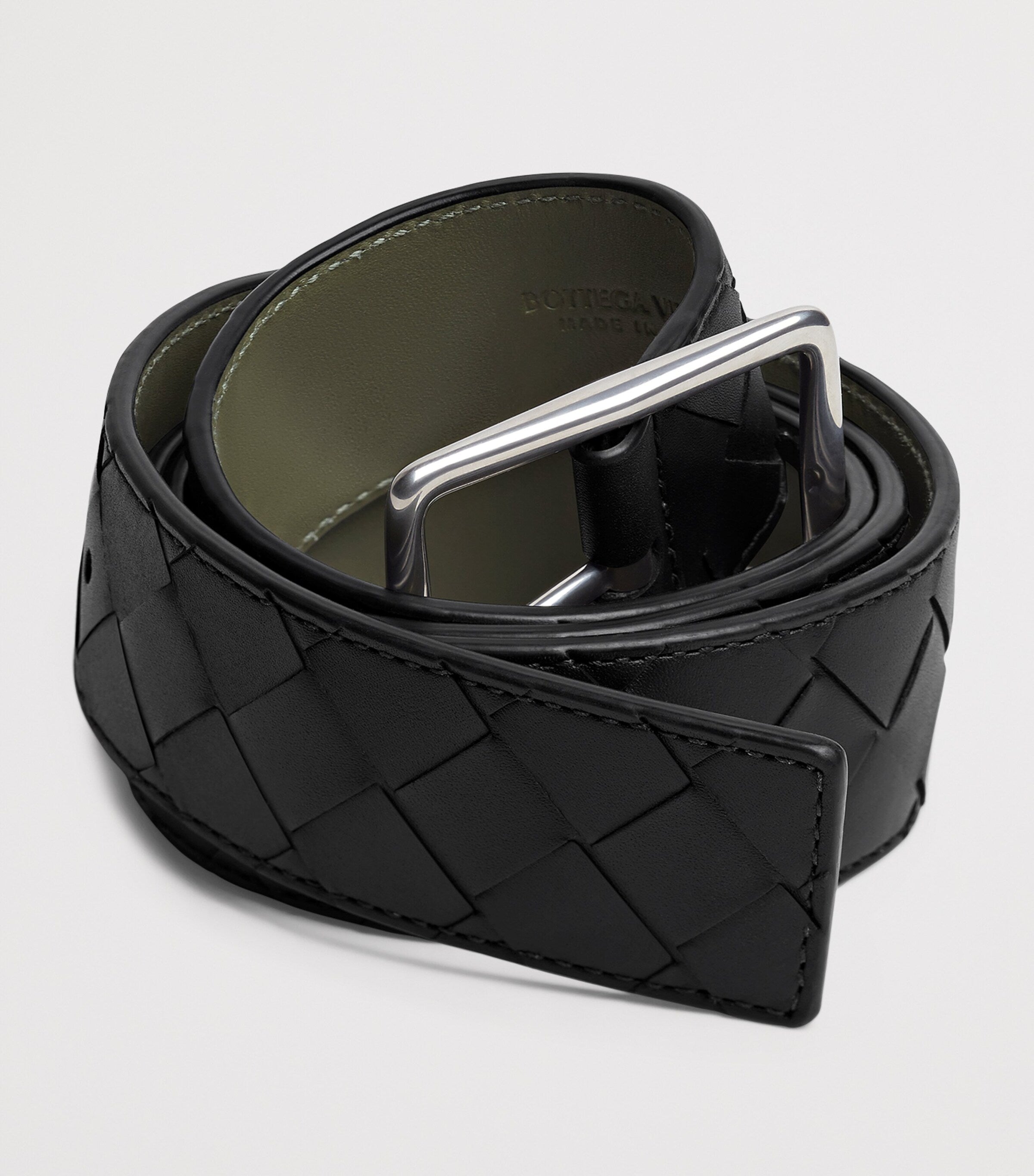 Bottega Veneta reversible leather belt 3.5cm width, UK version
