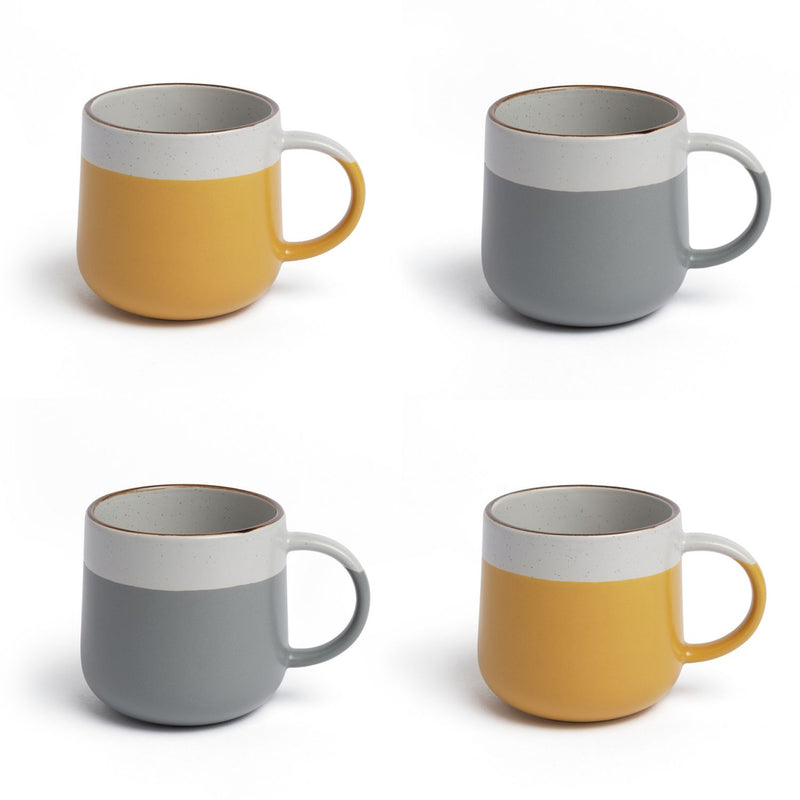 Habitat set of 4 speckle stoneware mugs, UK version