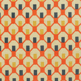 Habitat Octo geometric orange rug 120x180cm, imported from the UK