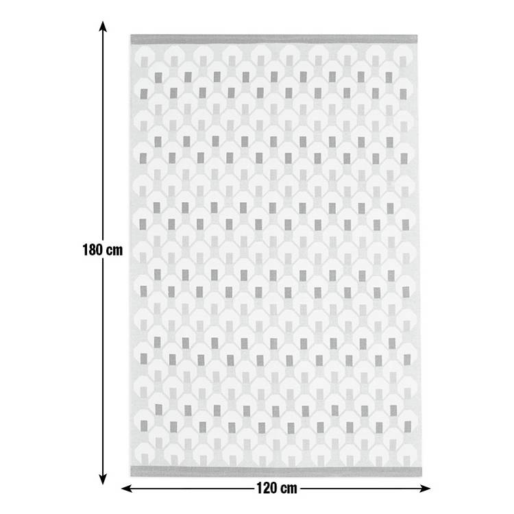 Habitat Octo pink geometric flatweave rug 120x180cm - British product