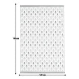 Habitat Octo pink geometric flatweave rug 120x180cm - British product