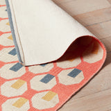 Habitat Octo pink geometric flatweave rug 120x180cm - British product