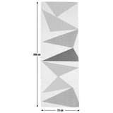 Habitat Tate geometric cotton flatweave rug 70x200cm, UK version
