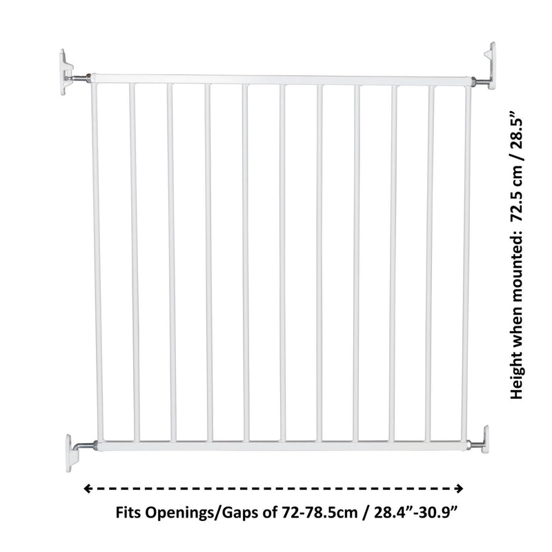 BabyDan No Trip metal safety gate 73cm height, UK version