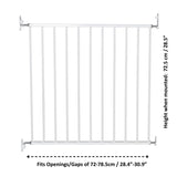 BabyDan No Trip metal safety gate 73cm height, UK version