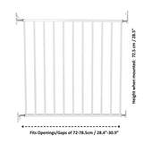 BabyDan No Trip metal safety gate 73cm height, UK version
