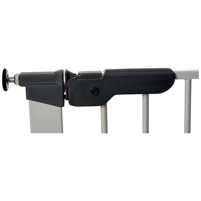 BabyDan Premier Wide Safety Gate silver 73.5-106.3cm, imported from the UK