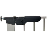 BabyDan Premier Wide Safety Gate silver 73.5-106.3cm, imported from the UK