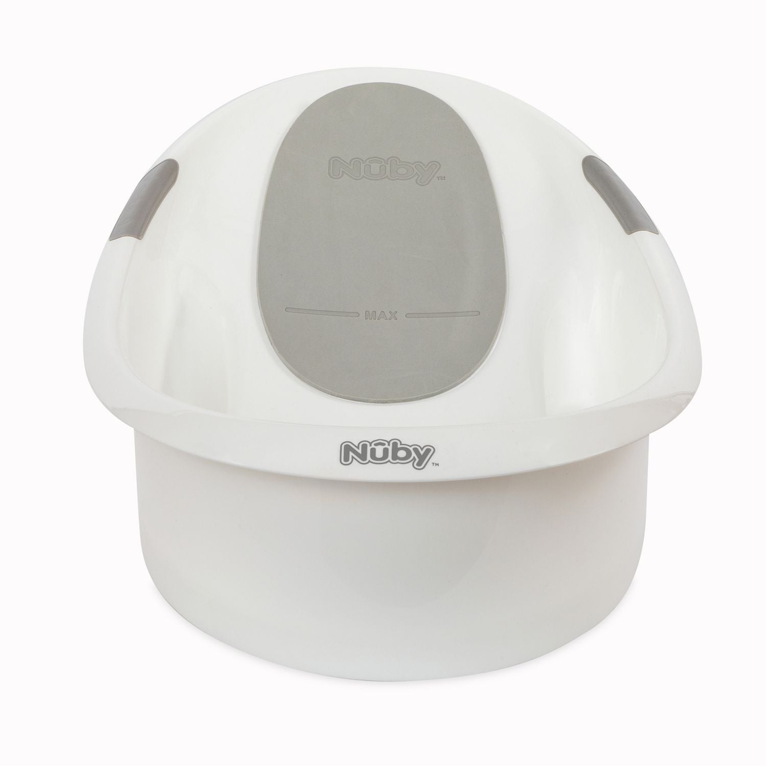 Nuby Baby Bath with built-in seat and foam headrest - British product