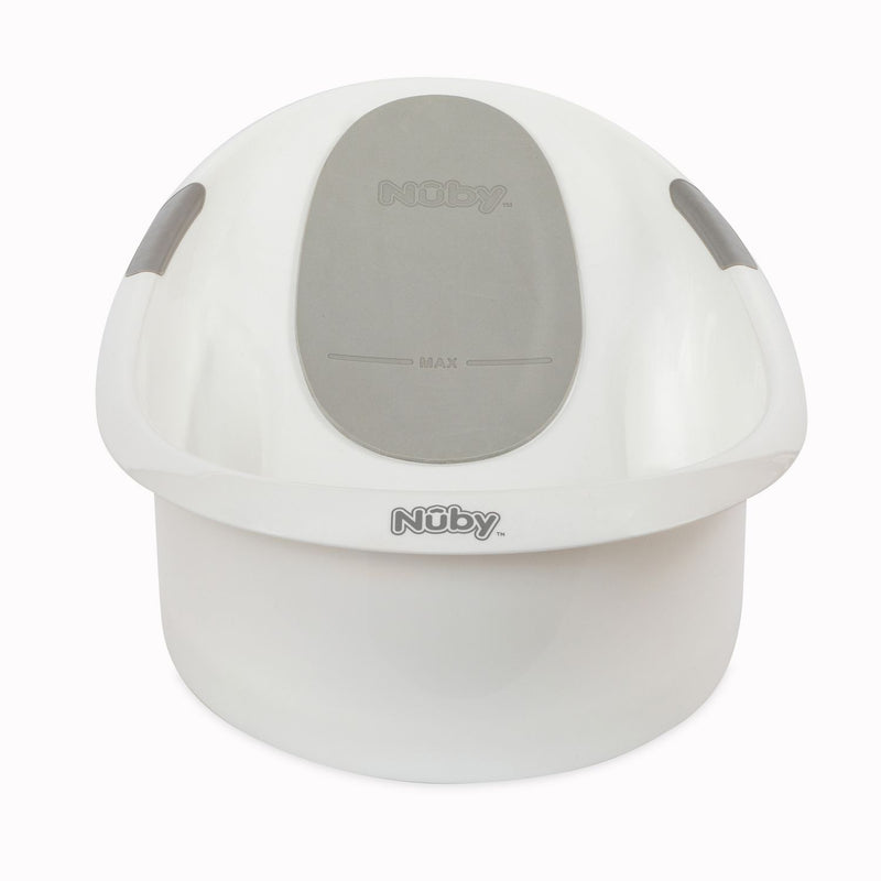 Nuby Baby Bath with built-in seat and foam headrest - British product