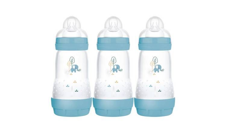 MAM Easy Start Anti-Colic 260ml Baby Bottle 3 Pack - Blue GOODS Argos