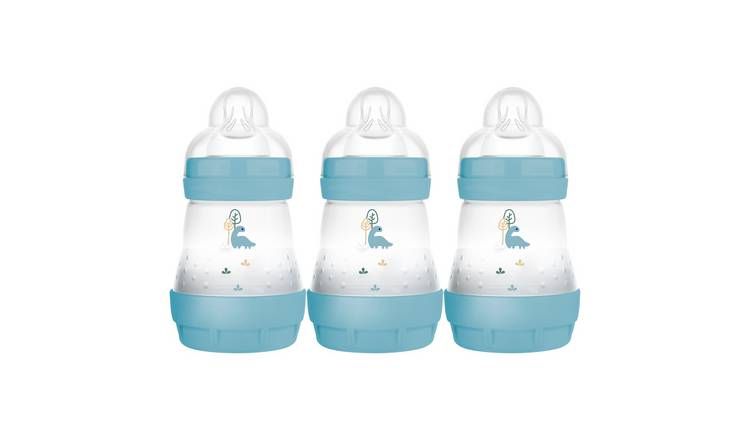 MAM Easy Start Anti-Colic 160ml Baby Bottle 3 Pack - Blue