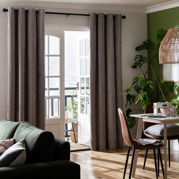 Habitat blackout curtains grey 117x137cm - British product