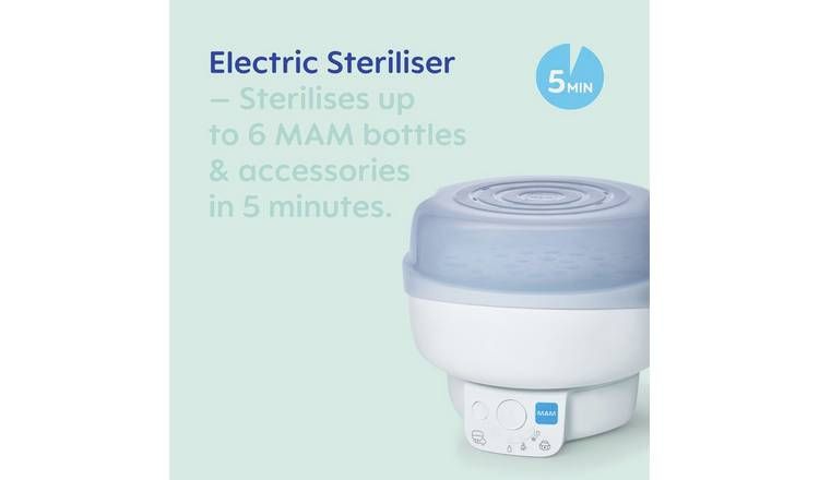 MAM Electric Steriliser & Express Bottle Warmer - Grey GOODS Argos