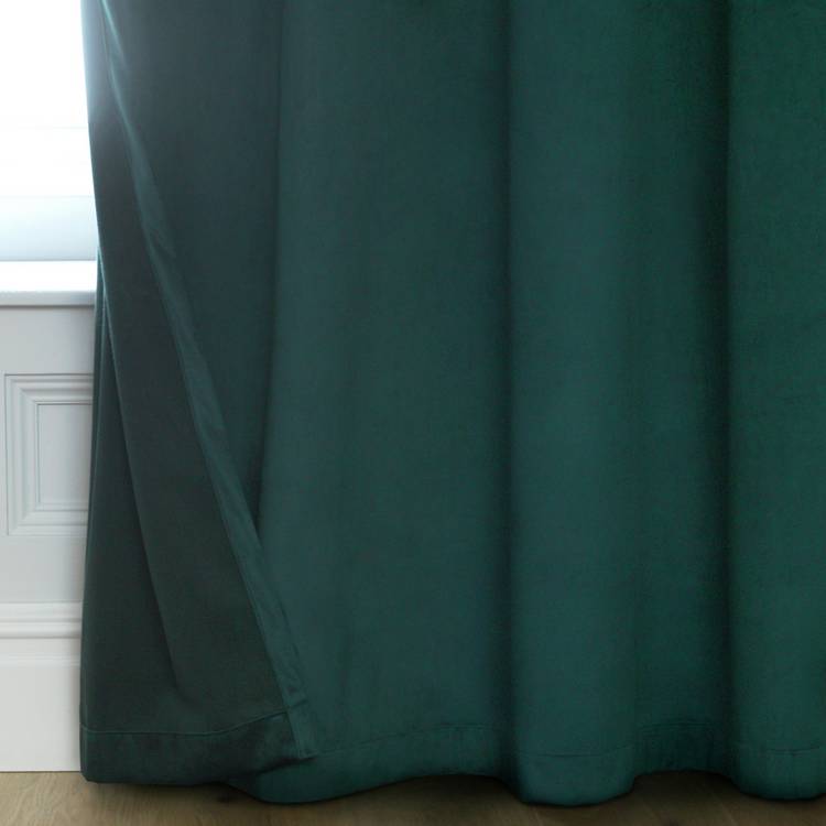 Habitat emerald green eyelet curtains 117x137cm - British product