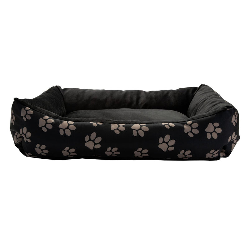 Paw Print square pet bed medium, imported from the UK