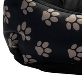 Paw Print square pet bed medium, imported from the UK