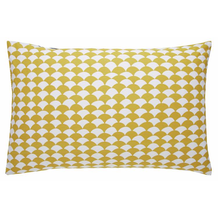 Habitat scallop cotton standard pillowcase pair - British product