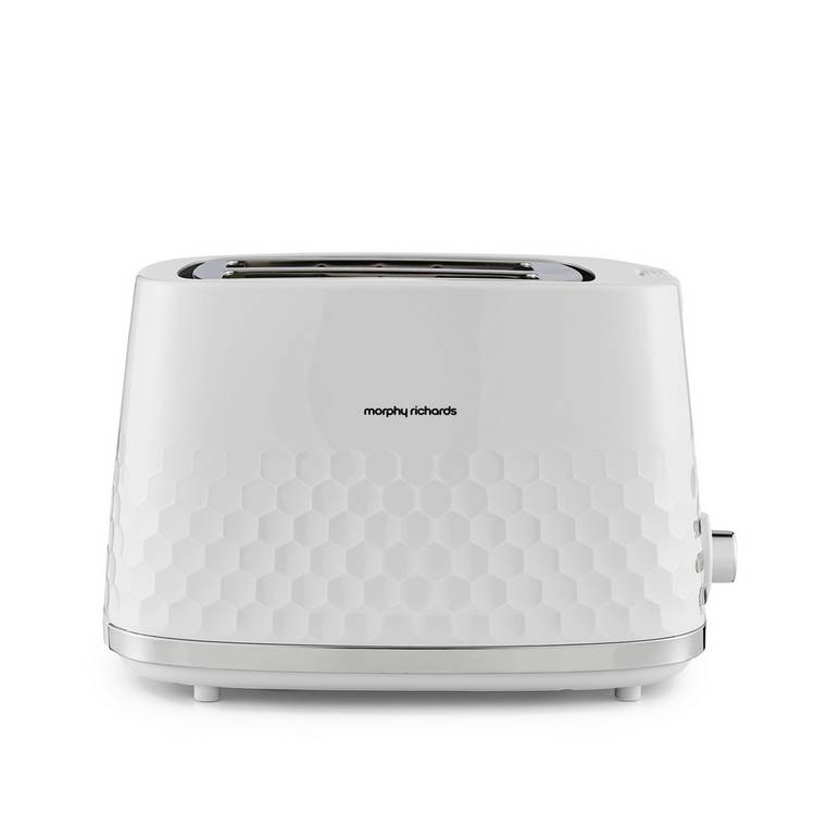 Morphy Richards Hive 2 slice toaster white, imported from the UK