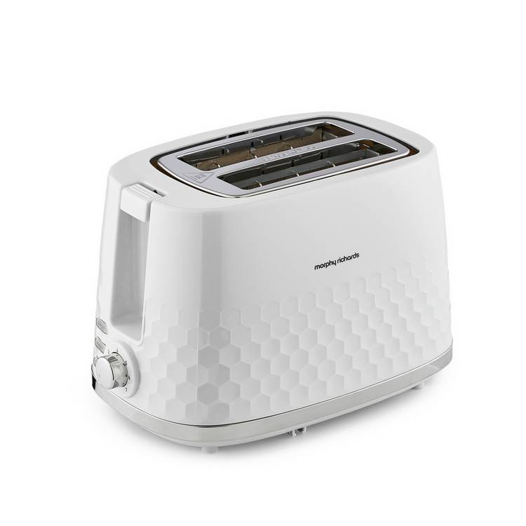 Morphy Richards Hive 2 slice toaster white, imported from the UK