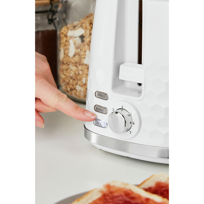 Morphy Richards Hive 2 slice toaster white, imported from the UK