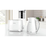 Morphy Richards Hive 2 slice toaster white, imported from the UK