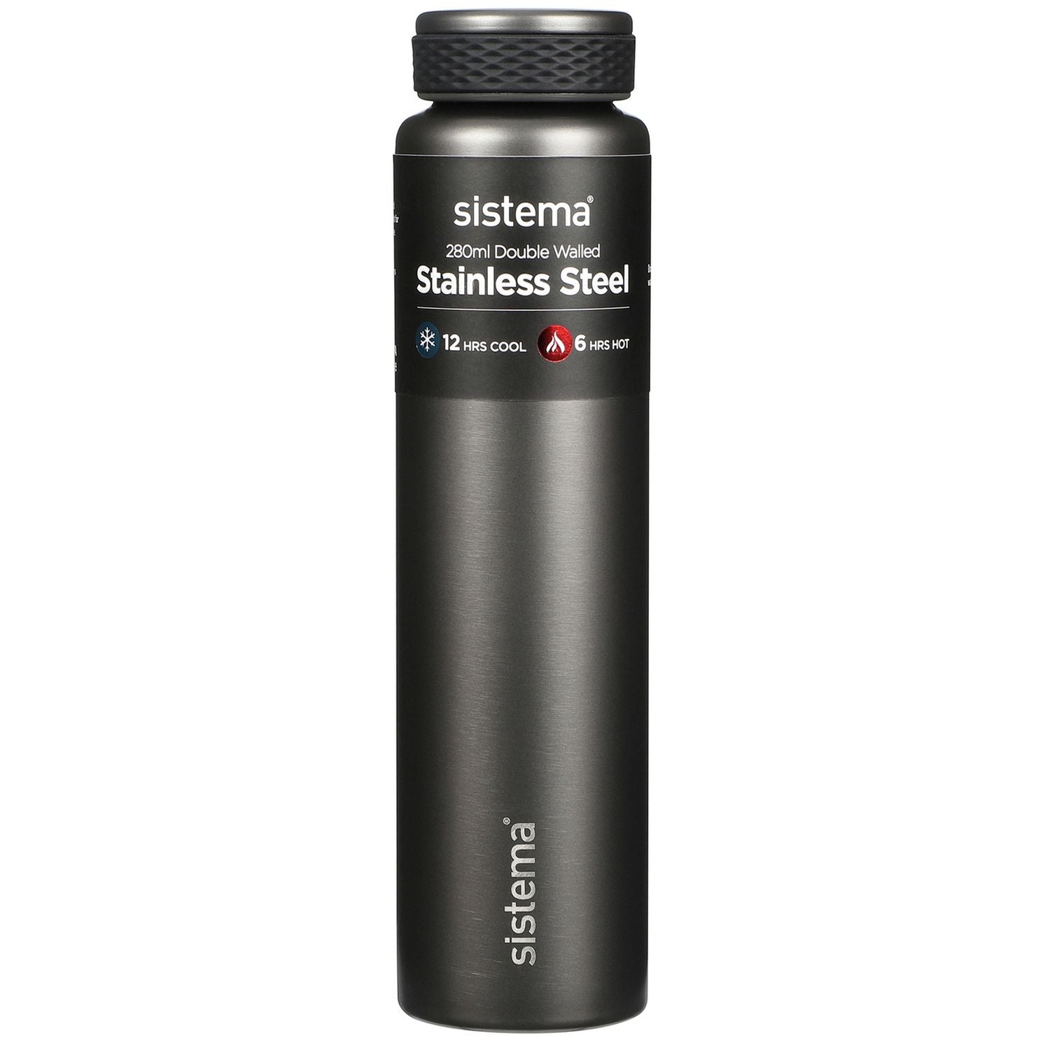 Sistema stainless steel bottle multicolour 280ml - British product
