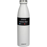 Sistema Hydrate multicolour stainless steel bottle 750ml, UK version