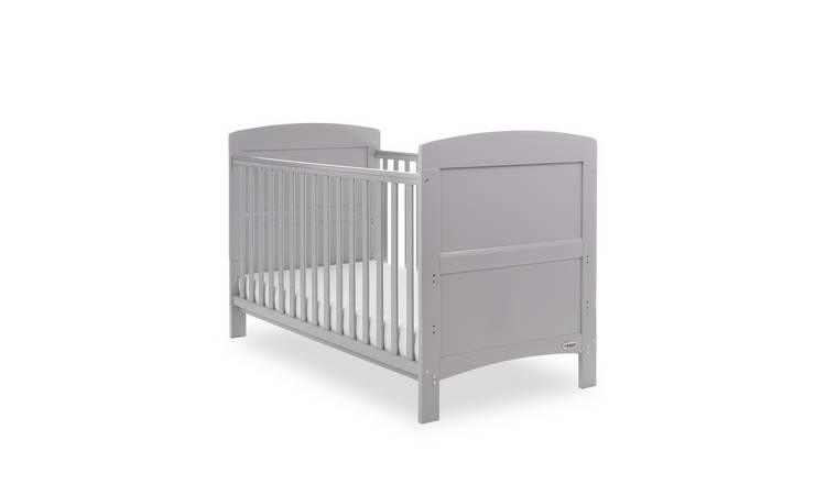 Obaby Grace Baby Cot Bed with Mattress - Warm Grey GOODS Argos