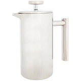 Habitat 3 cup double walled cafetiere silver, imported from the UK