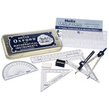 Helix Oxford 9 piece maths set in metal tin, UK version