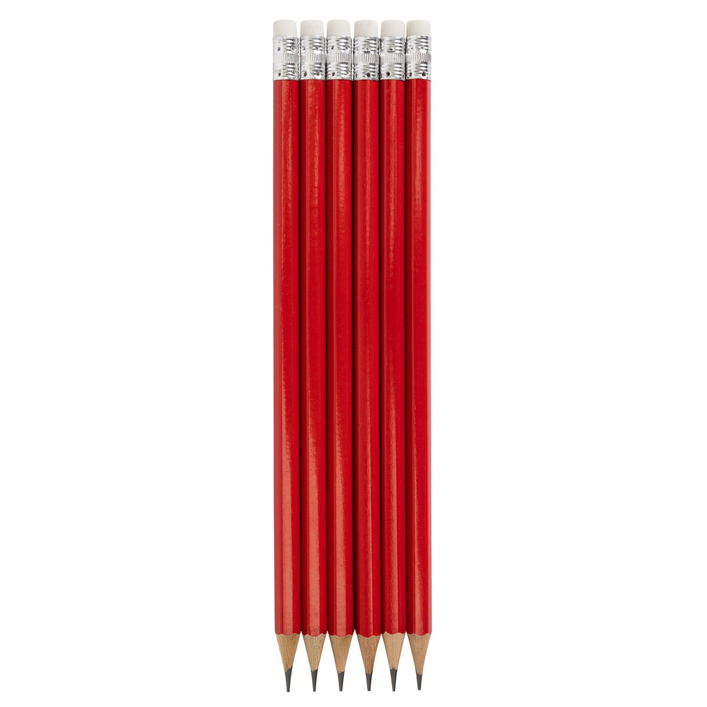 Sainsbury's Home Pencils with Erasers 6pk