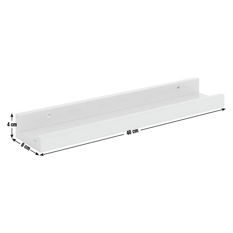 Argos Home picture rail white gloss 40cm, UK version