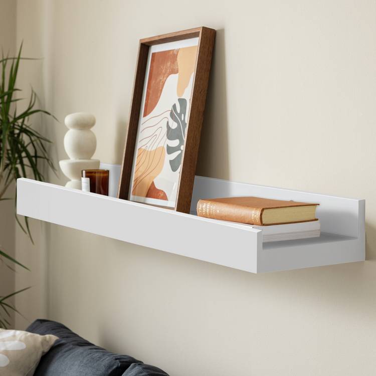 Argos Home picture rail white gloss 40cm, UK version