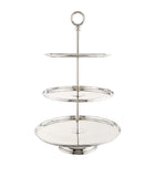 Greggio Silver-Plated Georgian 3-Tier Cake Stand